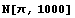 N[π, 1000]